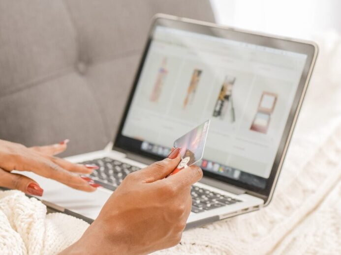 A Person Doing Online Shopping