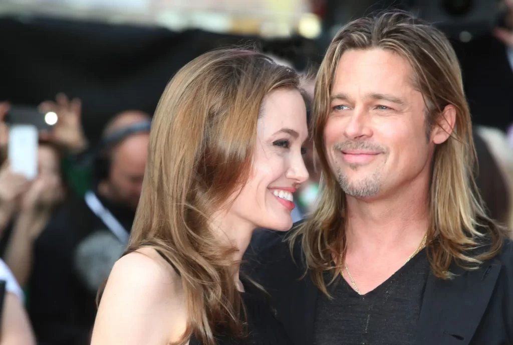 Angelina Jolie a Brad Pitt v roce 2013