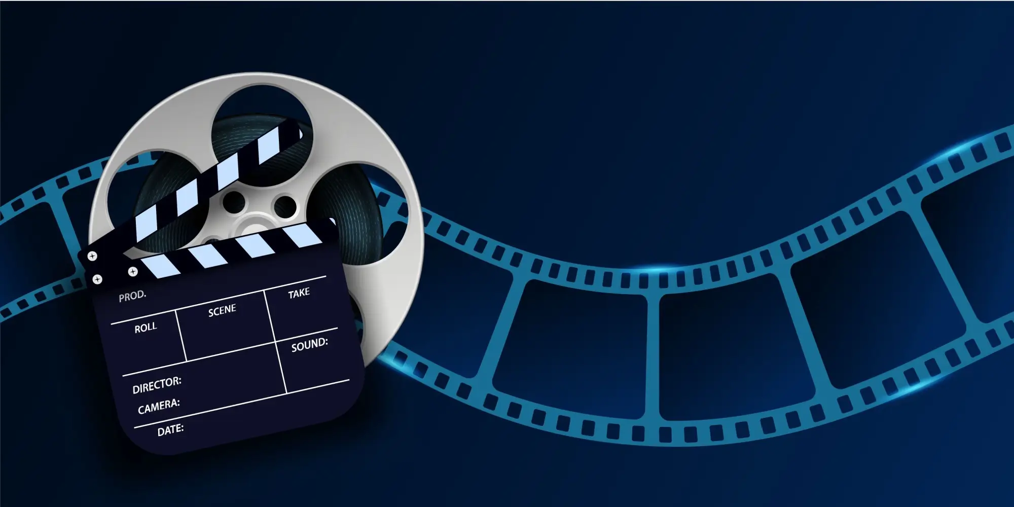 Filmový kotouč s klapkou