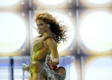 Beyoncé na pódiu