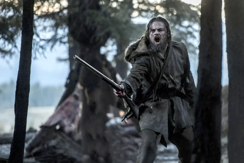 Leonardo DiCaprio v bojové scéně filmu Revenant: Zmrtvýchvstání