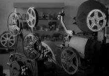 Starý filmový projektor