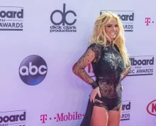 Zpěvačka Britney Spears vystupuje v roce 2016 na Billboard Music Awards v Las Vegas