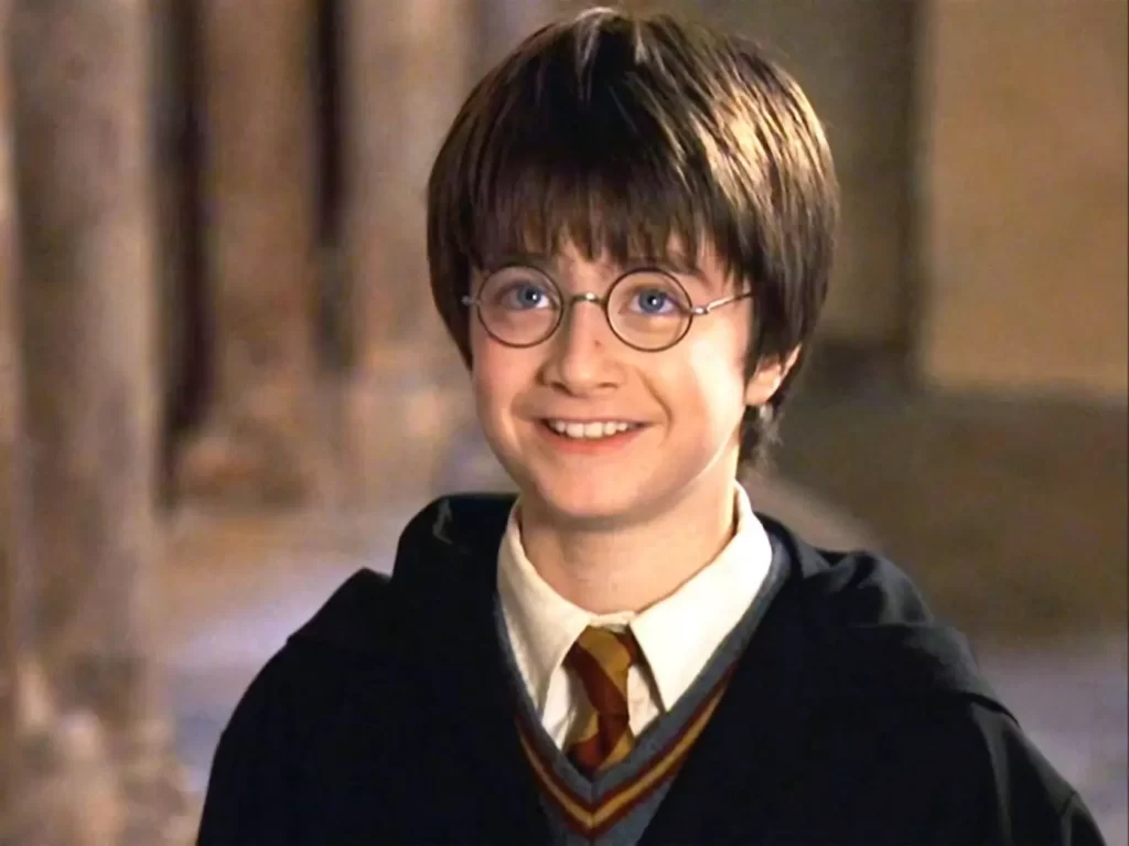 Malý Daniel Radcliffe jako Harry Potter