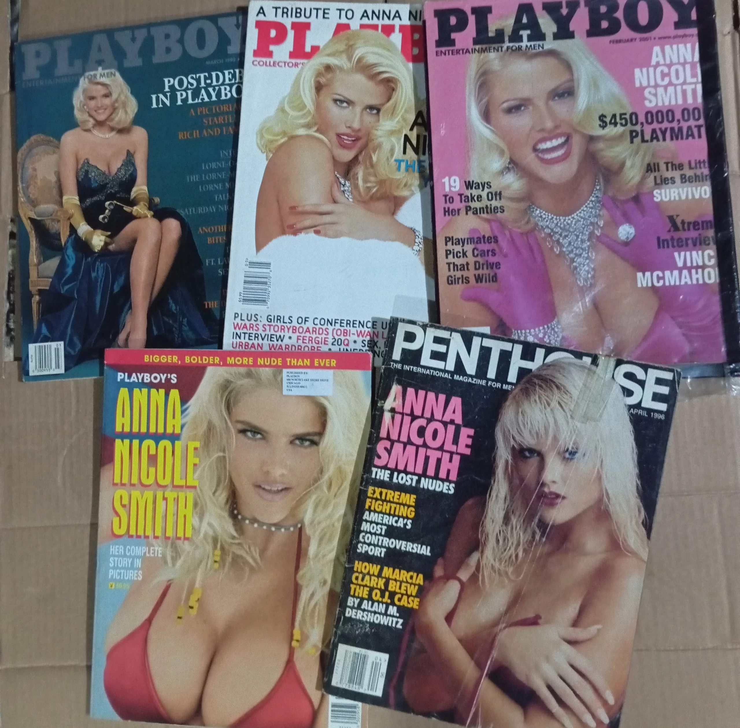 Anna Nicole Smith v časopisu Playboy
