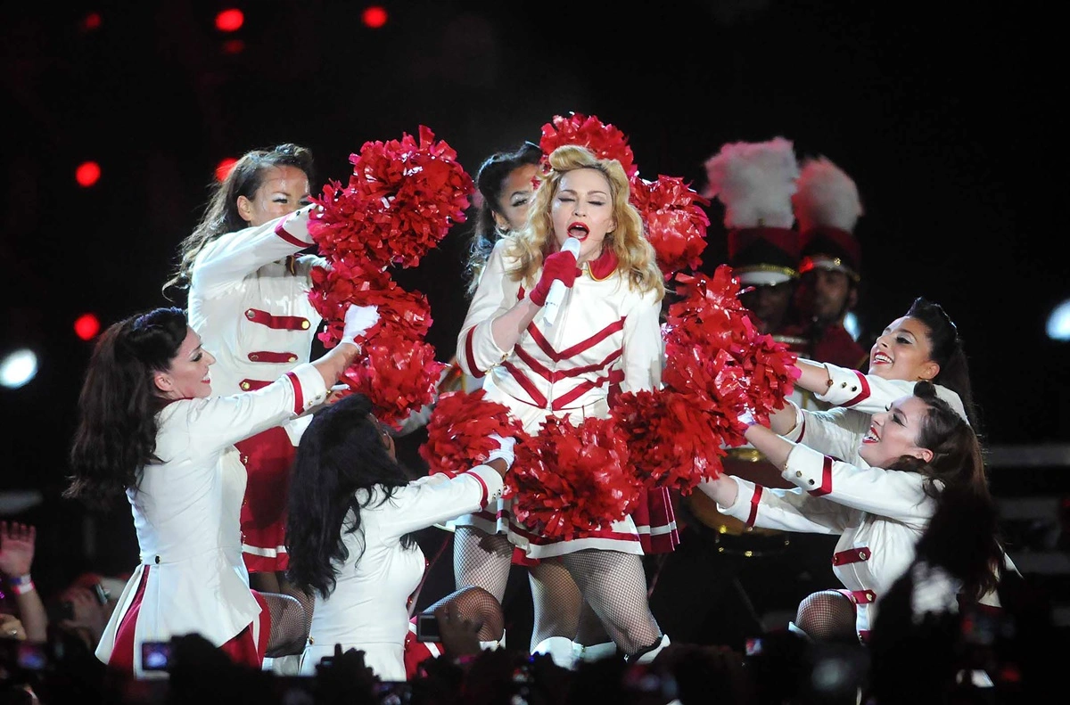 zpěvačka Madonna vystoupení koncert
