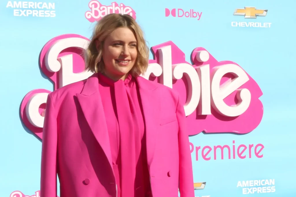 Greta Gerwig na premiéře Barbie