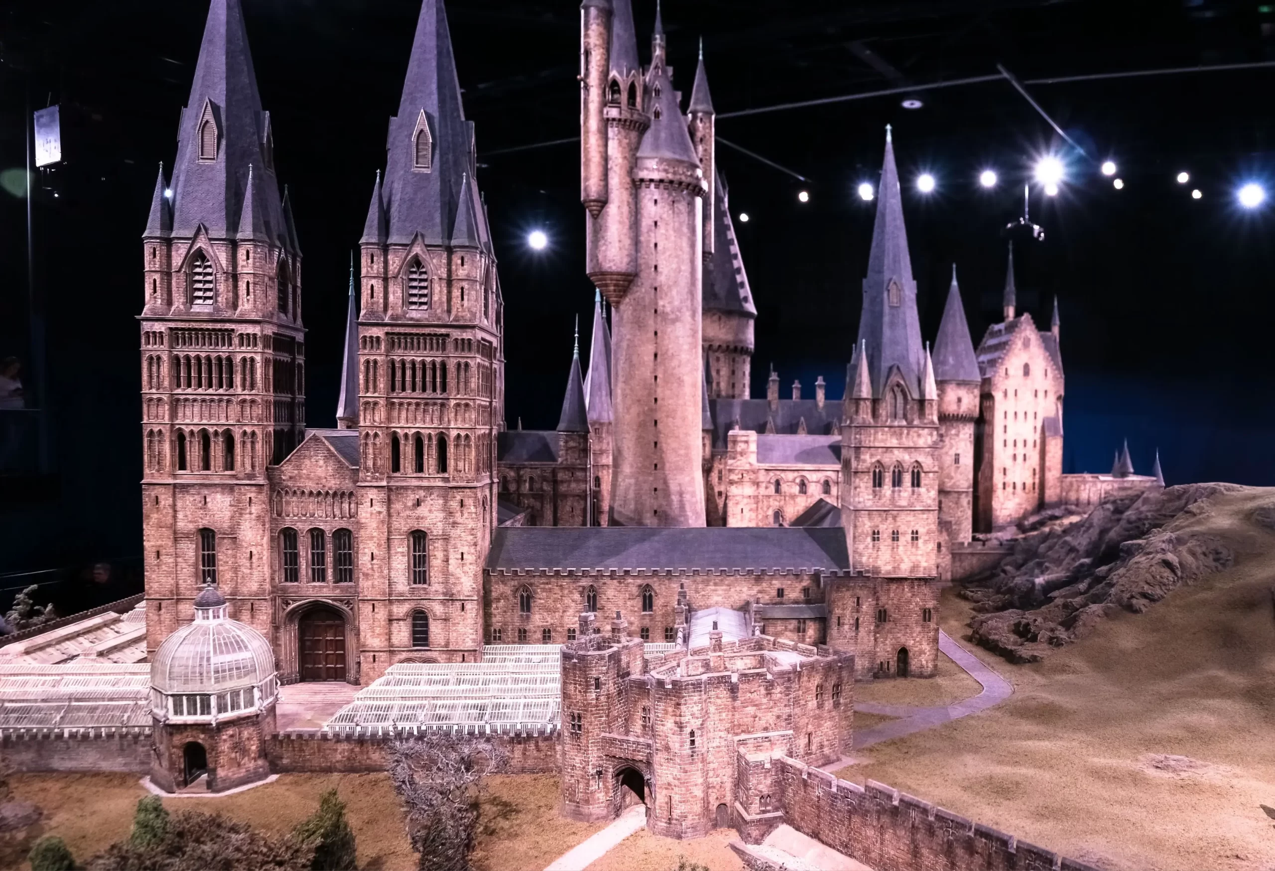 Miniaturu využili i tvůrci Harryho Pottera při záběrech na školu v Bradavicích