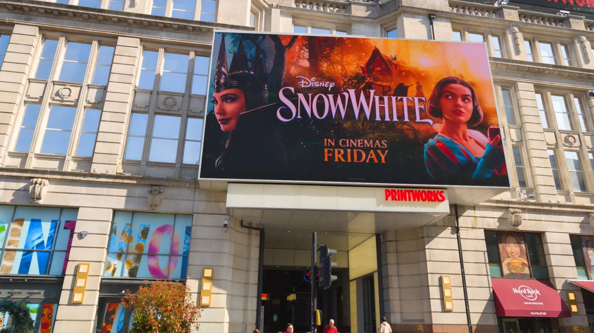 Reklama na film Sněhurka