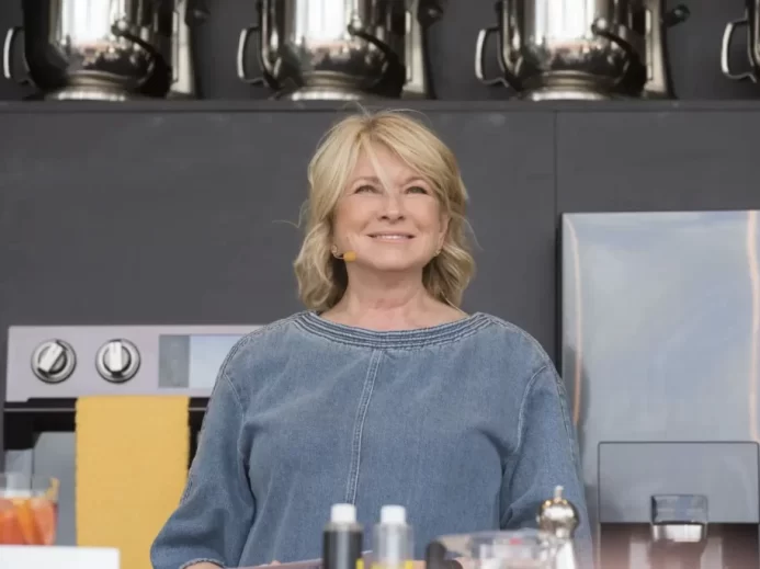Martha Stewart při kulinářské show