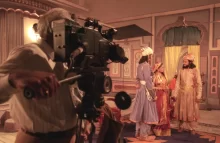 FIlmový štáb natáčí scénu bollywoodského filmu