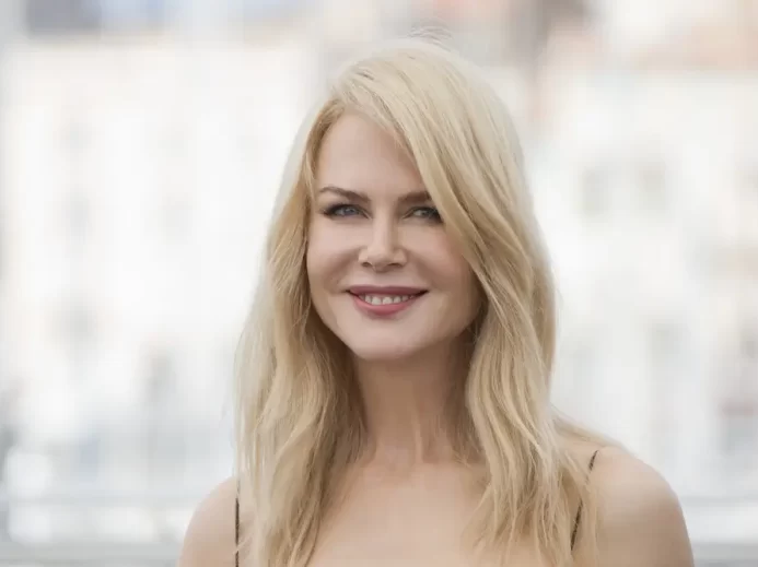 Herečka Nicole Kidman se účastní focení k filmu „The Killing Of A Sacred Deer“ během 70. ročníku filmového festivalu v Cannes v Palais des Festivals 22. května 2017 v Cannes ve Francii.