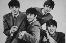 Historická fotografie skupiny Beatles