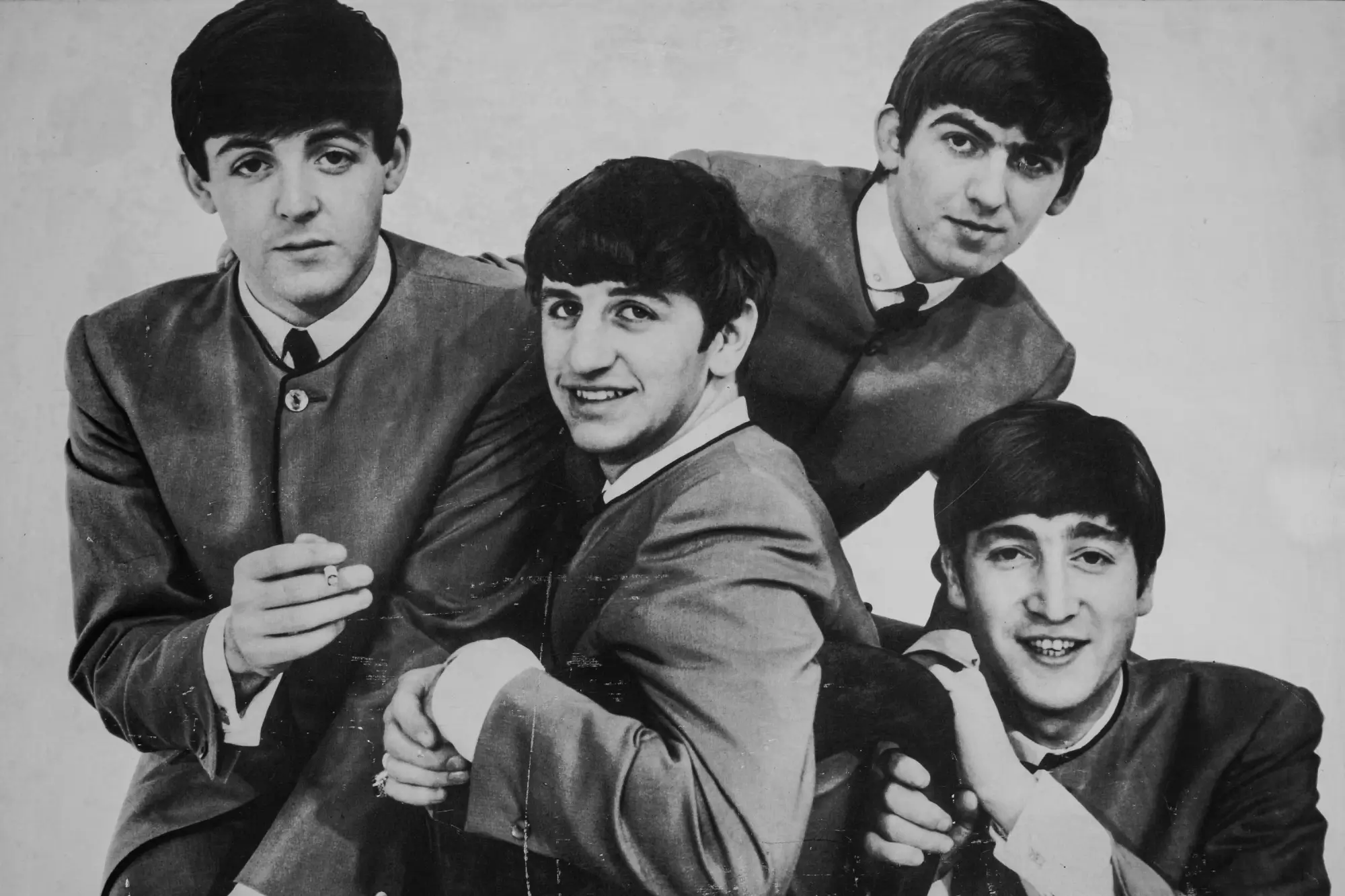 Historická fotografie skupiny Beatles