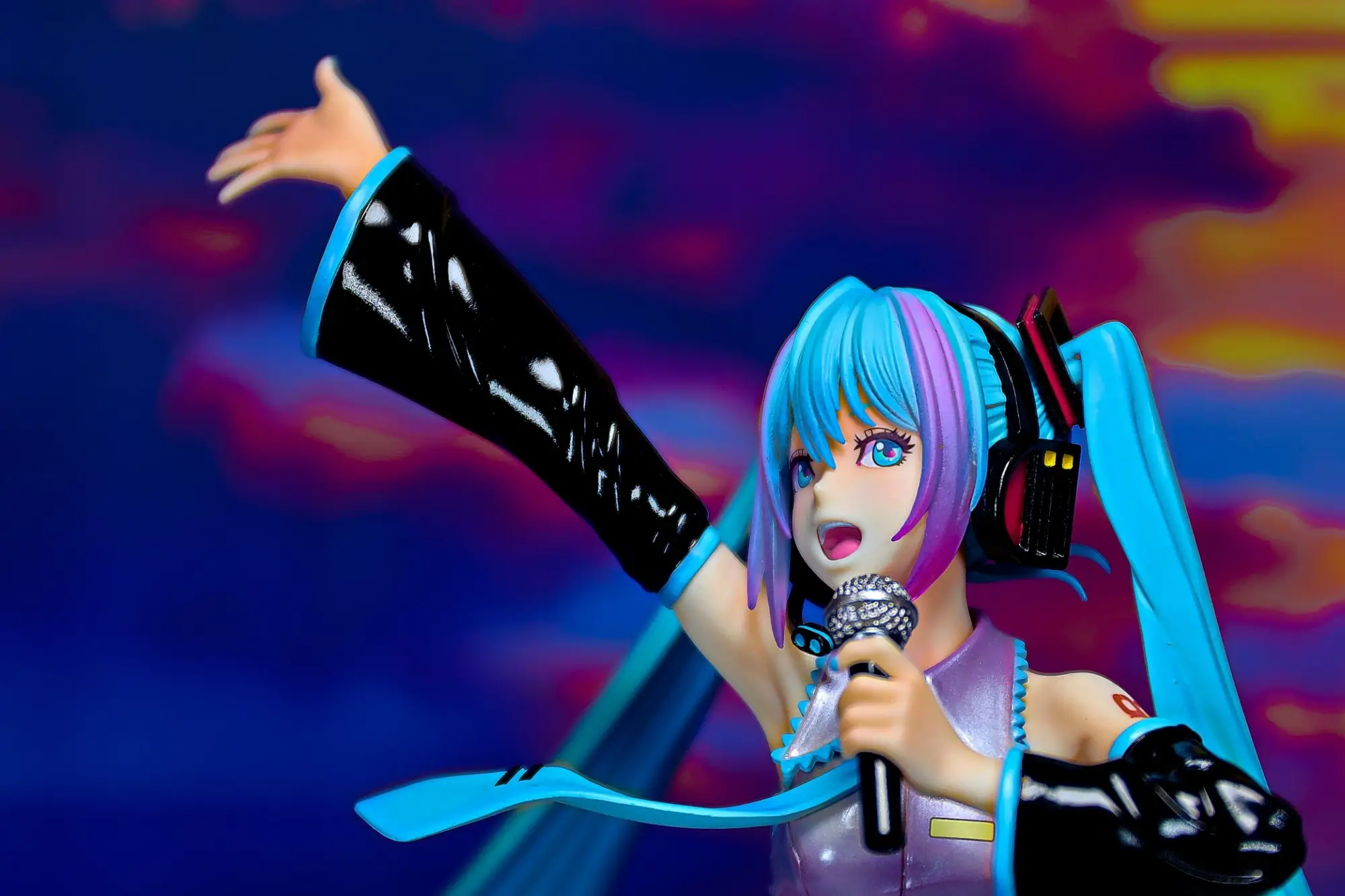 Hatsune Miku, neexistující celebrita.