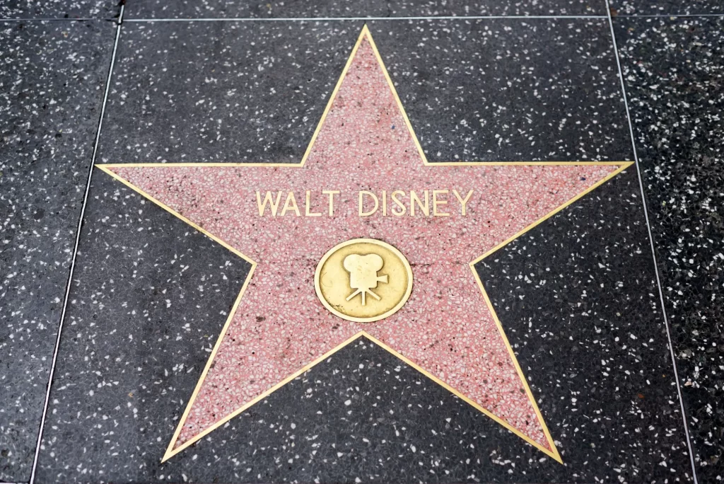 Walt Disney na chodníku slávy
