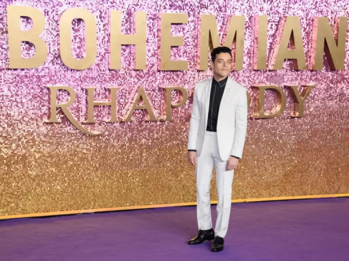 Rami Malek při premiéře Bohemian Rhapsody
