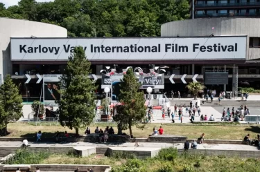 Hotel Thermal v Karlových Varech v době pořádání filmového festivalu