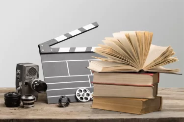 knihy a pomůcky k filmovému natáčení