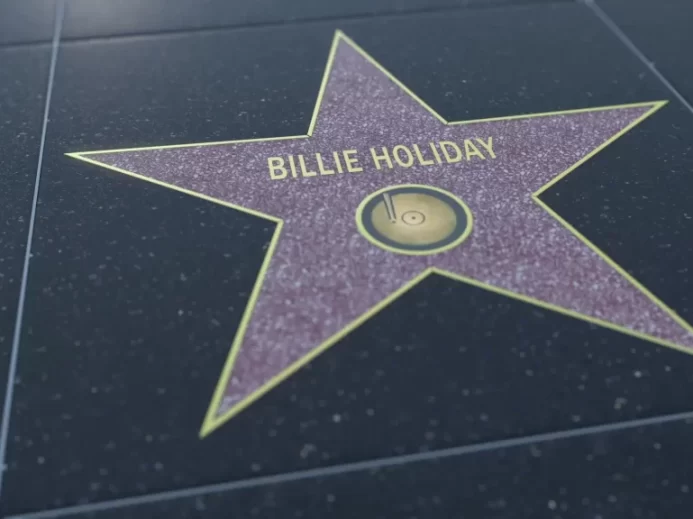 Hvězda Billie Holiday nechybí na Chodníku slávy.