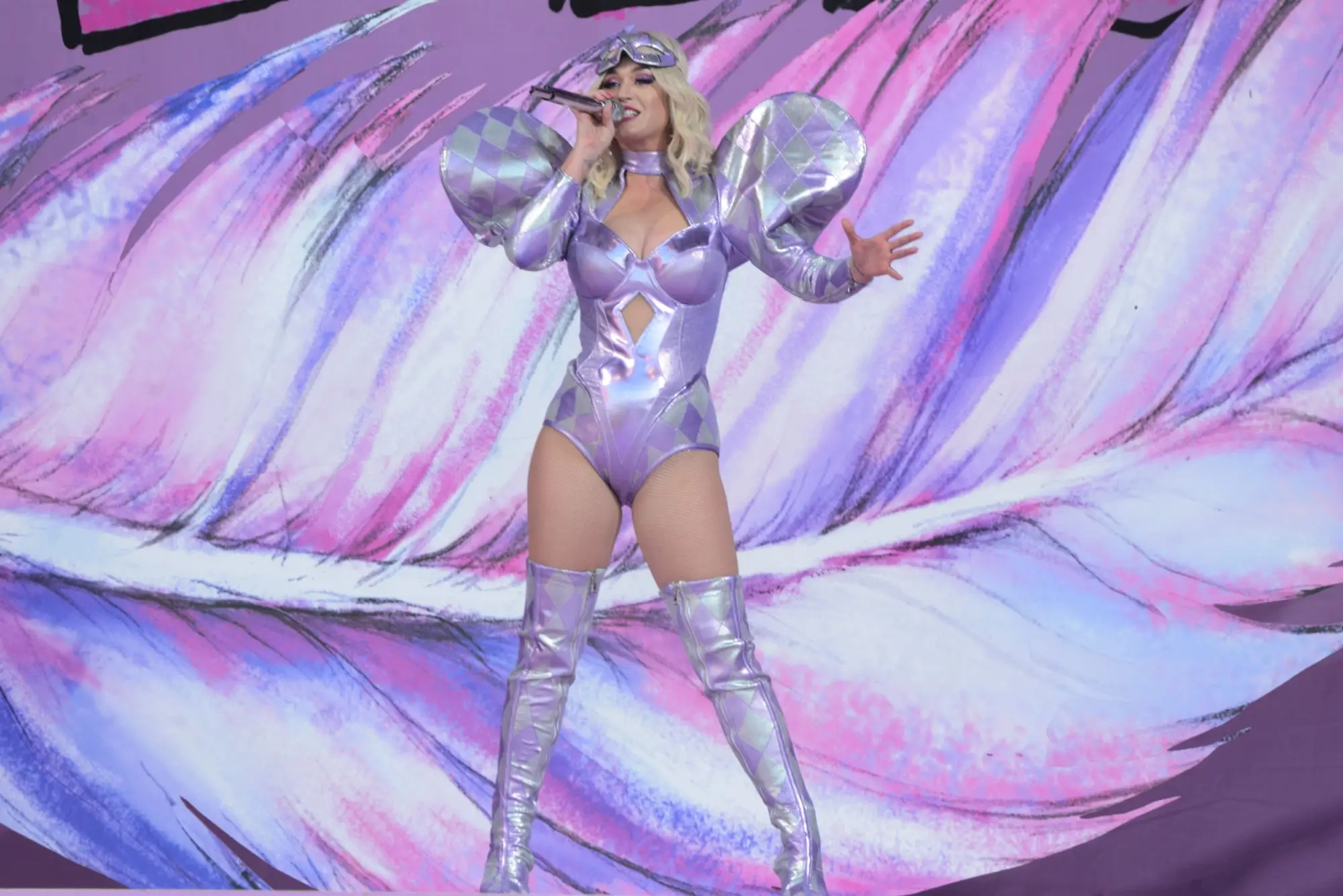 Katty Perry během svého vystoupení.