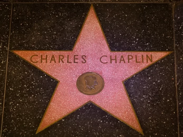 Charlie Chaplin hvězda na Chodníku slávy