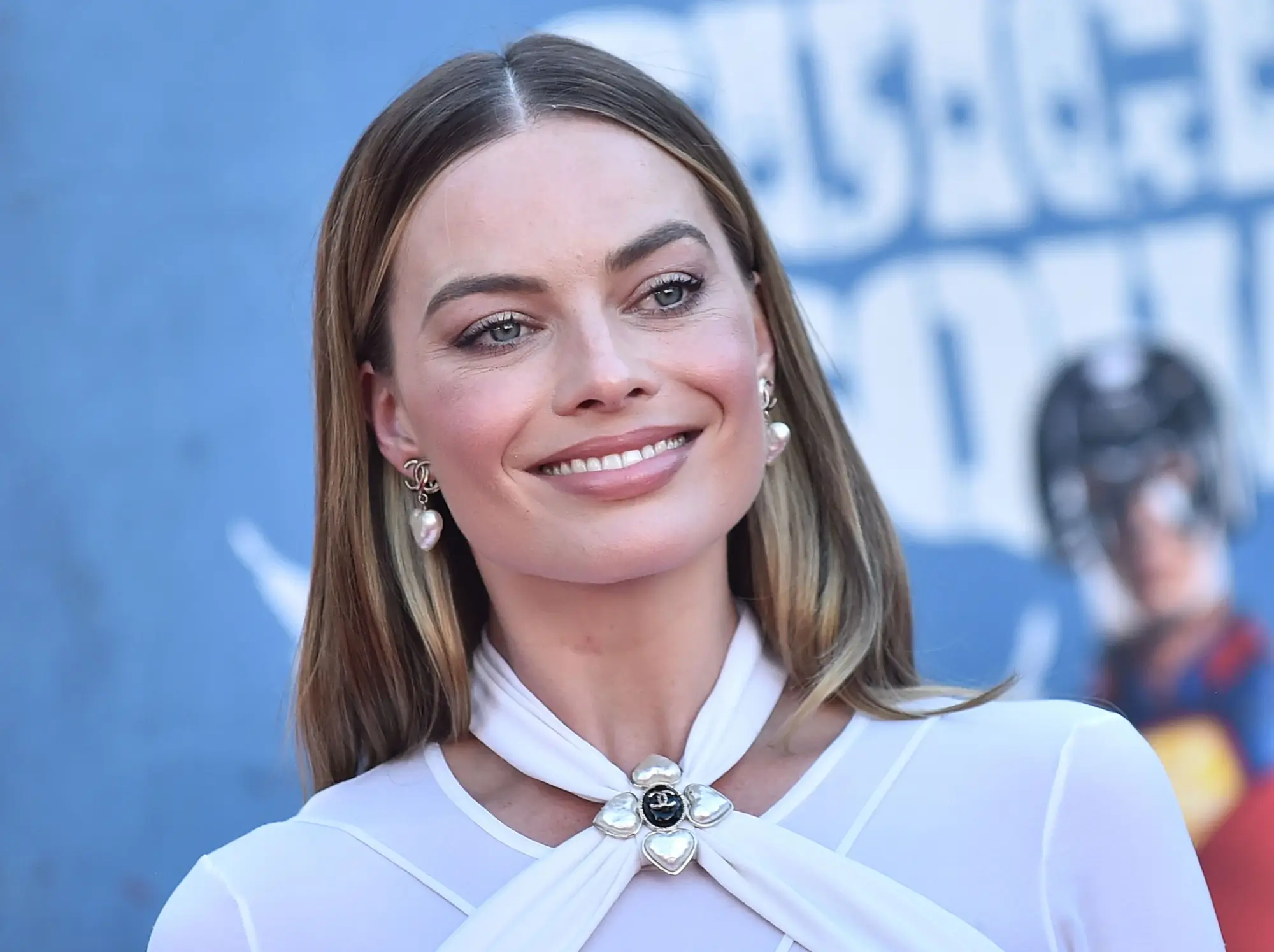 Margot Robbie na premiéře filmu „Sebevražedný oddíl“.