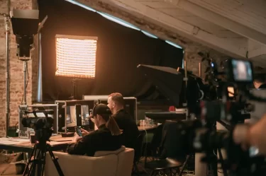 filmový set ve studiu