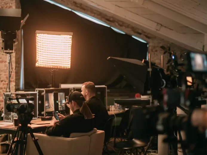 filmový set ve studiu