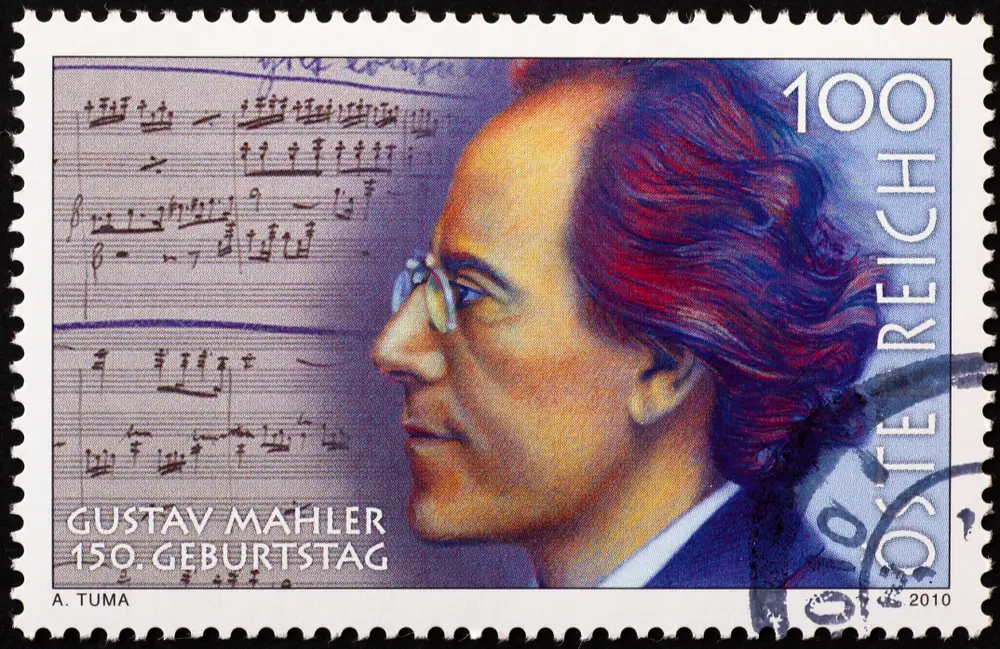 Gustav Mahler na známce 