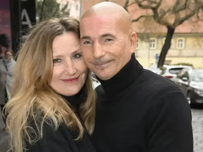 Rudolf Hrušinský nejml. s manželkou