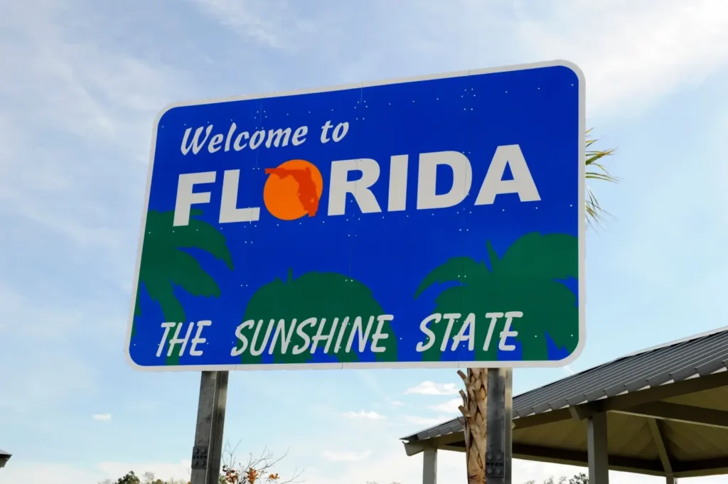 Značka Vítejte na Floridě