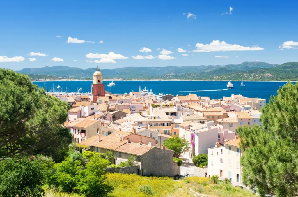Pohled na Saint Tropez