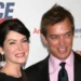 Lara Flynn Boyle s kolegou pozuje fotografům