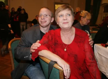 Jaroslava Obermajerová se synem