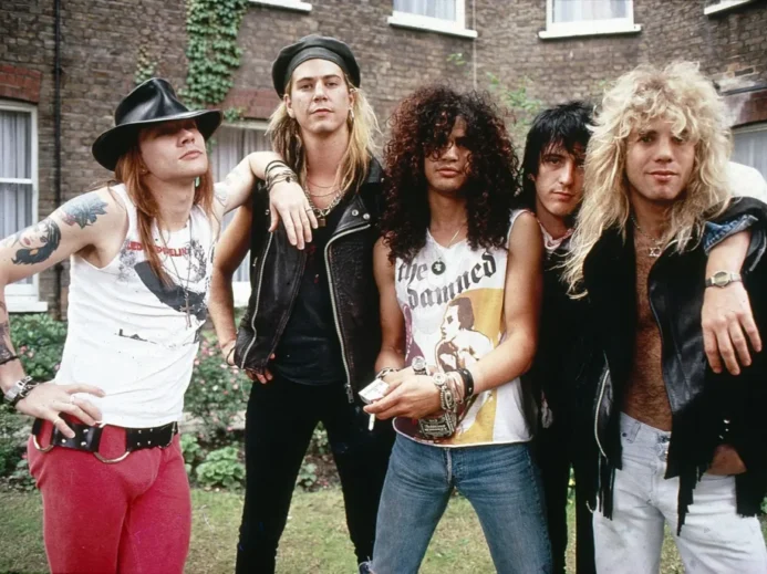 Členové kapely Guns N’ Roses v osmdesátých letech