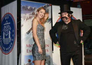 Zdeňek Izer na firemním večírku