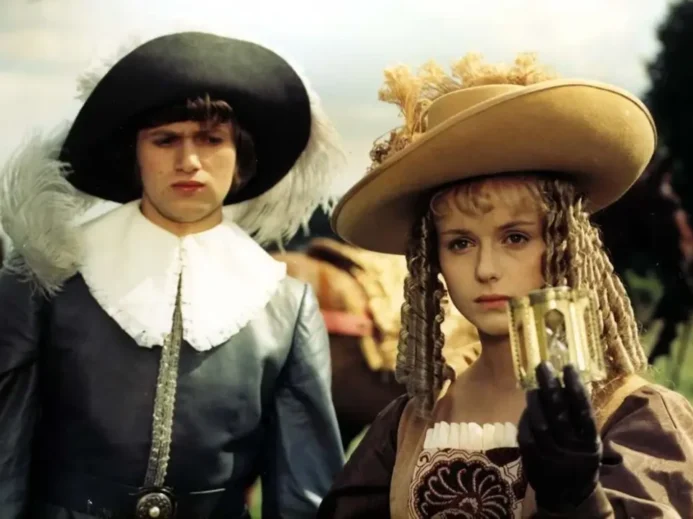 Scéna z české filmové pohádky Jak se budí princezny