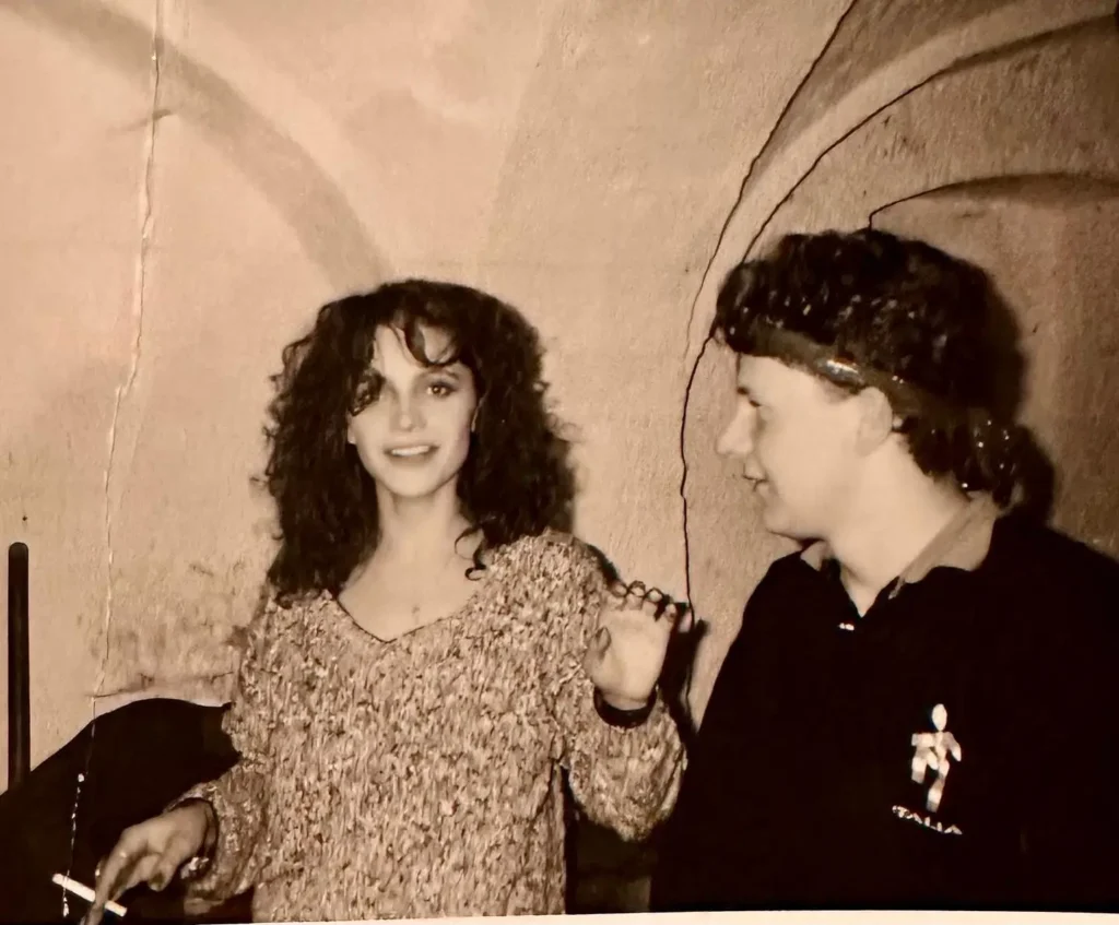 Archivní snímek Lucie Bílé a herce Tomáše Holého