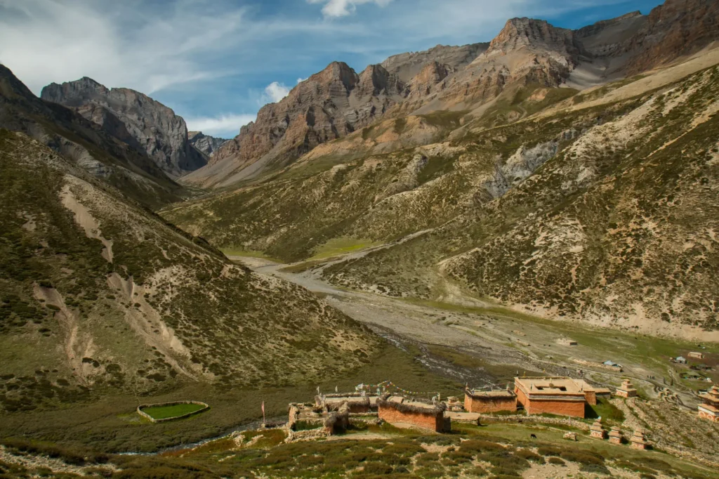 Natáčení probíhalo v okolí údolí Gampa.
