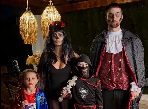 Erik Meldik s rodinou