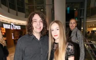 Lucián Blažek s přítelkyní