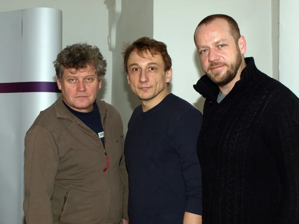 FIlip Blažek s kolegy z natáčení