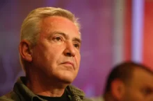 Milan Pitkin ve studiu při natáčení zábavního pořadu