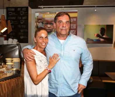 Miroslav Etzler s partnerkou Helenou Bartalošovou.