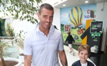 Robert Rosenberg s mladším synem Rockym.