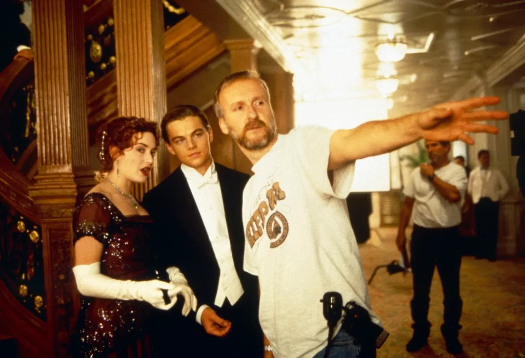 - VIPshow Režisér James Cameron s hlavními herci.