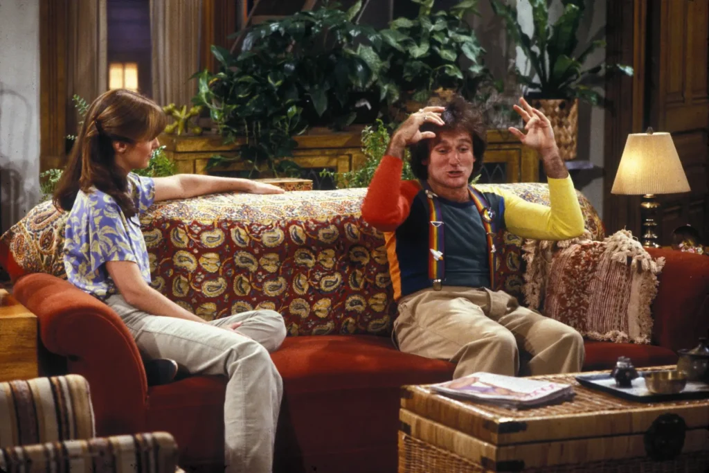 Robin Williams v seriálu Mork & Mindy.
