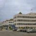 Budova české komerční televize v jedné z pražských čtvrtí