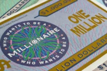 Obrázek s logem světoznámé soutěže a možnou výhrou jeden milion dolarů